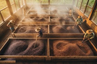 Controlled wooden-box fermentation